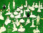 Kazimir Malevich relaxing oil painting